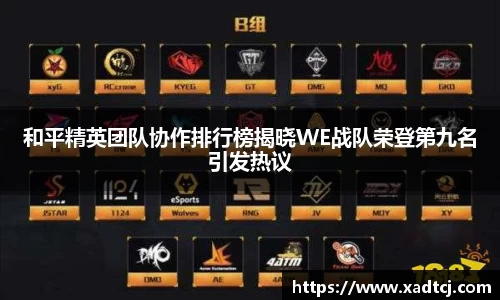 和平精英团队协作排行榜揭晓WE战队荣登第九名引发热议